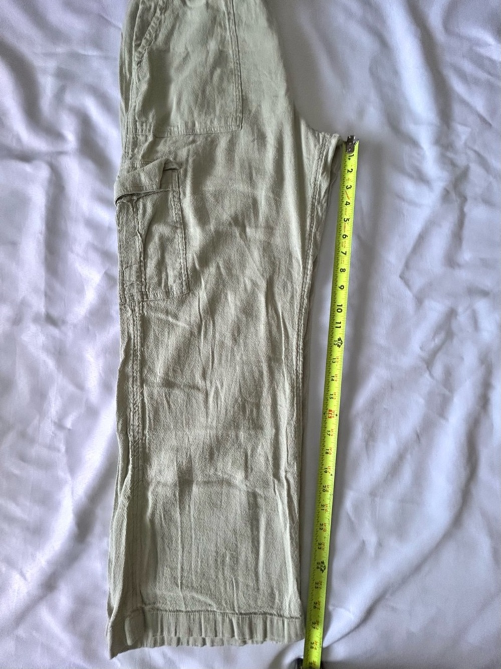 Hollister High Rise Vintage Baggy Cargo Casual Cargo Pants Light Green Sz L - Picture 6 of 7
